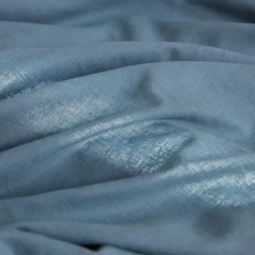 Vista 5 de DAPU Juego de sábanas de lino de color liso, suaves y transpirables, 3 piezas, ropa de cama de mezcla de lino francés hipoalergénico de mezcla