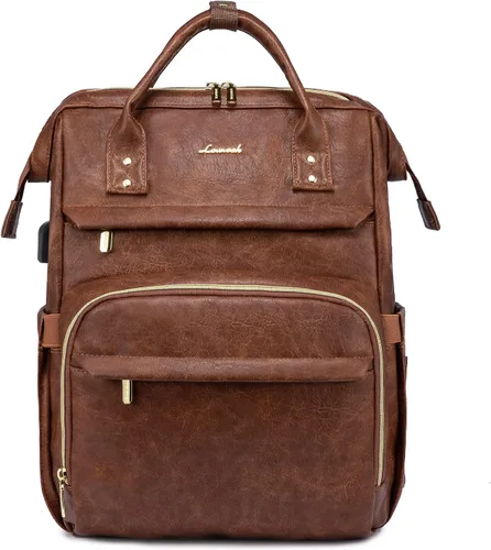 Vista 9 de LOVEVOOK - Mochila para laptop para mujer, mochila de moda para mujer.., 15,6 pulg.