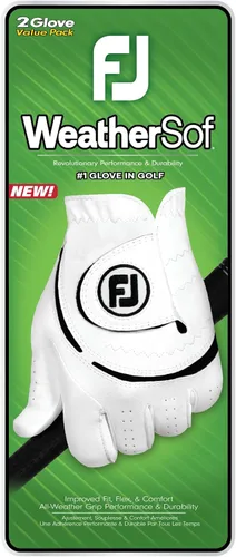 Vista 4 de FootJoy Paquete de 2 guantes de golf WeatherSof para hombre