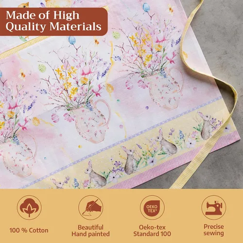 Vista 435 de Maison d' Hermine Delantales para mujer con bolsillo, 100% algodón (27.50 x 31.50 pulgadas)