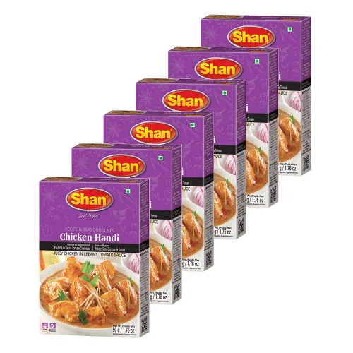 Vista 317 de Shan Chicken 65 - Mezcla de recetas y condimentos de 2.1 oz (60 g) - Polvo de especias para pollo frito picante agridulce - Adecuado