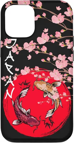 Vista 28 de koi Fish Ying yang,Japanese Flag Japan - Cherry Blossom Case for iPhone 17
