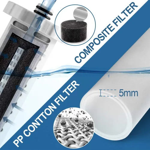 Vista 7 de miniwell L720-Plus - Sistema de filtro de ducha para baño de agua dura y pozo, elimina cloro, metales pesados e impurezas de sedimentos, bueno