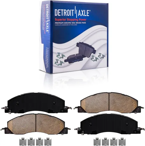 Vista 116 de Detroit Axle - Pastillas de freno para Avalanche Express Suburban Savana Yukon XL 1500 Chevy Tahoe GMC Cadillac Escalade, Pastillas de freno