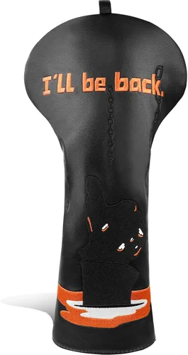 Vista 9 de Big Crazy Golf Headcovers - Funny Golf Club Covers - Driver Headcover with Tour Grade PU Leather - Golf Driver Headcover, Waterproof Golf Head