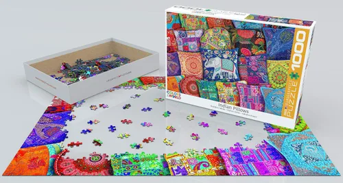Vista 3 de EuroGraphics 6000-5470 Indian Pillows 1000Piece Puzzle