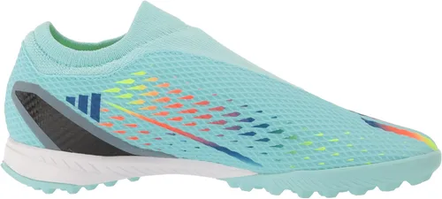Vista 6 de adidas Tenis de fútbol unisex para adultos X Speedportal.3 sin cordones, Clear AquaPower BlueSolar Yellow