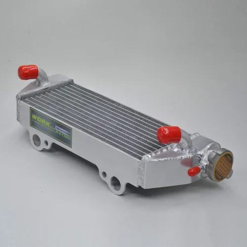 Vista 2 de Radiador 037D compatible con KTM 125/200/250/300 SX/EXC/MXC/XC-W 1998-2007 1999 2000 2001 (con lado de tapón+lado sin tapón)