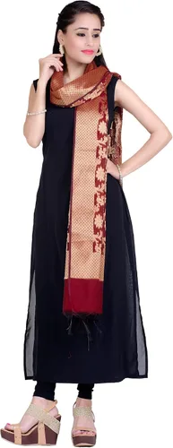 Vista 3 de Chandrakala Banarasi Dupatta para mujer, chal bufanda envolvente Chunni, (D267)