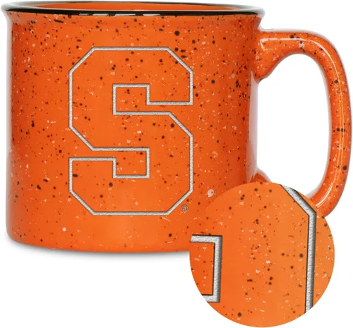 Vista 20 de Rico Industries NCAA Speckle 12oz Laser Engraved Campfire Mug