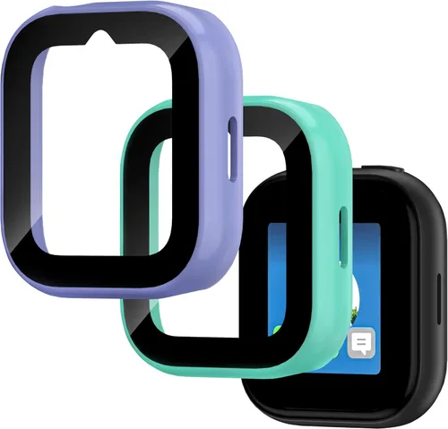 Vista 14 de Paquete de 2 fundas compatibles con T-Mobile SyncUp Kids Watch, carcasa rígida de policarbonato con vidrio templado para accesorios de reloj SyncUp