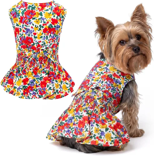 Vista 81 de Parisian Pet Chambray - Vestido para perro - Ligero sin mangas para perro, niña, talla XS Chambray en general