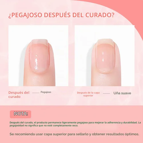 Vista 7 de JODSONE Gel Constructor para Uñas, Juego de 4 Piezas de 10ML, Fortalecedor de Puntas y Extensiones de Uñas, Necesario de Curación con Lámpara