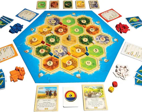 Vista 2 de Catan 5ª edición incluida con Catan: Ciudades y Caballeros Expansión