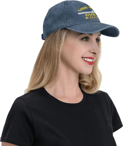 Vista 7 de JINGUImao USS Wasp Cvs-18 - Gorra de béisbol vaquera, sombrero de papá, sombrero de papá
