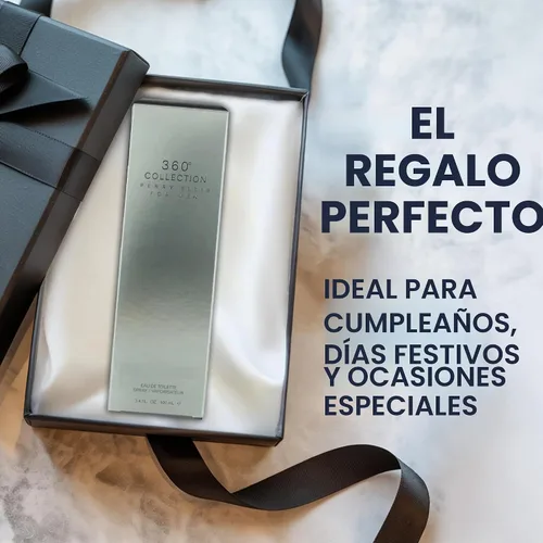 Vista 5 de Perry Ellis 360° Collection Eau De Toilette Spray para hombre, 3.4 oz (100 ml)
