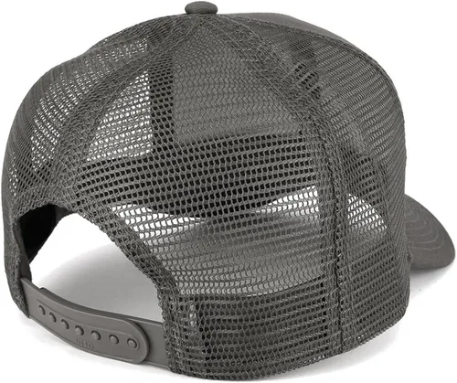 Vista 3 de Gorra de béisbol de camionero con parche de bandera de Estados Unidos de gran tamaño XXL