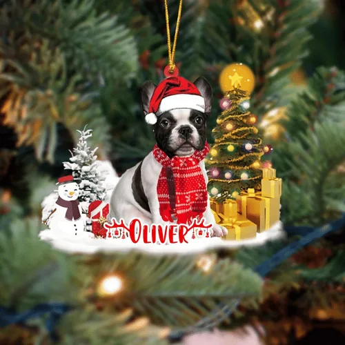 Vista 89 de NAZENTI Adorno personalizado de gato abisinio con árbol de pino, adorno de Navidad personalizado para perros amantes de las mascotas, colgante