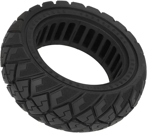 Vista 7 de Solid All-Terrain Tire 90/65-6.5 for Zero 11X Electric Scooter, Puncture Proof Honeycomb Non-Slip Replacement Wheel (1)