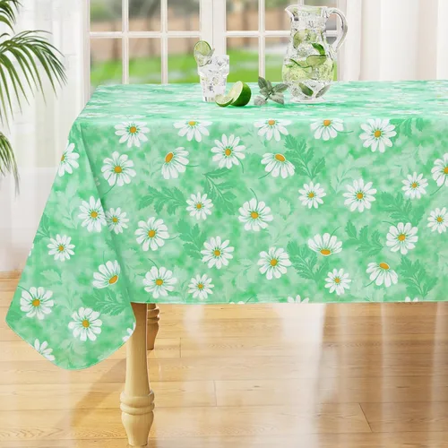 Vista 31 de misaya Mantel rectangular de vinilo impermeable, mantel lavable con reverso de franela, mantel de plástico para cena, picnic, interior y exterior