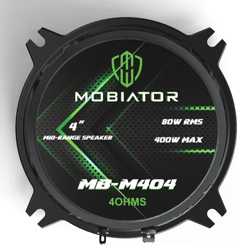 Vista 8 de Altavoces de rango medio MB-M404 4 '' 400W Max, 4 Ohmios Alta Eficiencia Altavoces de puerta de audio de coche para coche o camión Sistema de sonido