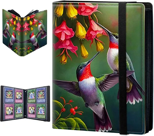 Vista 19 de Carpeta para tarjetas intercambiables, 4 bolsillos para tarjetas intercambiables, 160 bolsillos de doble cara, funda para tarjetas