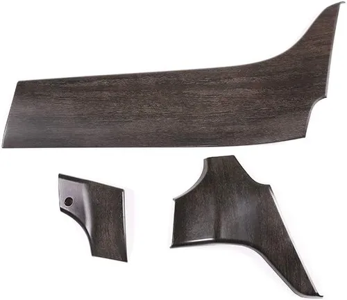 Vista 6 de Plástico ABS de grano de madera de roble para Mercedes Benz GLE GLS ML GL Clase 320 350 400 2012-2019 Control central de automóvil Decoración Panel