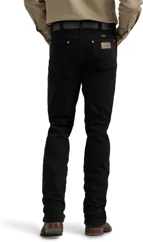 Vista 3 de Wrangler - Pantalón de mezclilla entallado de corte vaquero para hombre