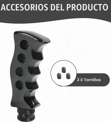 Vista 2 de Zlirfy - Pomo de palanca de cambios de automóvil, perilla de cambio automática, accesorios de automóvil, mango de cuchillo de agarre para automóvil