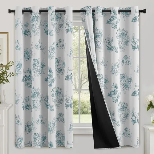 Vista 91 de SimpleHome - Cortinas opacas 100% para recámara, cortinas de ventana con ojales beige, con aislamiento térmico, cortinas de oscurecimiento