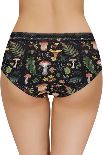 Vista 3 de YEXIATODO Ropa interior de cintura alta para mujer, paquete de 6