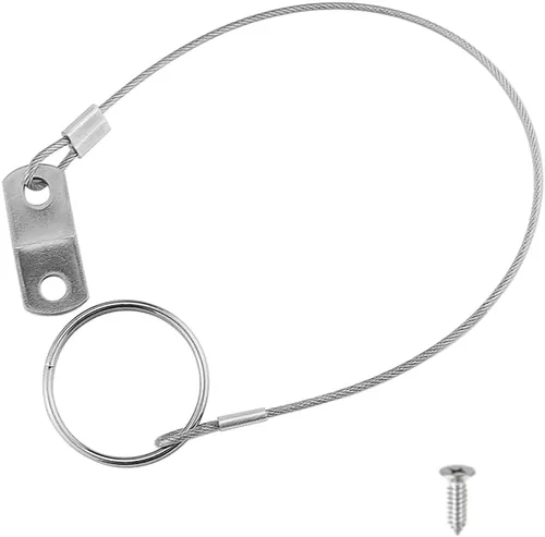 Vista 4 de brandname Wwxuanke - Cordón de acero inoxidable 316, cable de seguridad, hardware marino para prevención de pérdidas, 1 bucle con anillo
