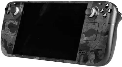 Vista 2 de Skinit Calcomanía para juegos compatible con la computadora de juegos de mano Steam Deck diseñada originalmente con diseño de camuflaje digital