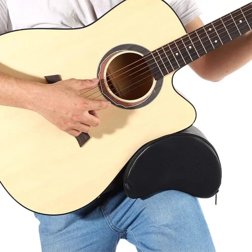 Vista 6 de Cojín de esponja de equilibrio para guitarra clásica, resonador de apoyo, color negro