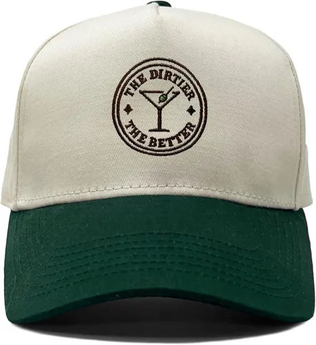 Vista 53 de Funky Junque Gorra Trucker Snapback Boy Mom - Verde/Beige