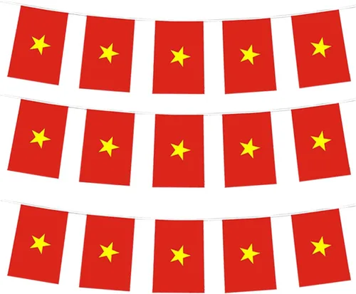 Vista 18 de Bandera de Australia, pequeña cadena de banderas australianas, mini banderas australianas, utilizada para fiestas, escuela, eventos deportivos