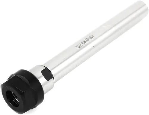 Vista 10 de uxcell CNC Milling C8-ER8A-100L Varilla de extensión de torno de portabrocas recto