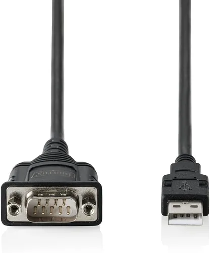Vista 8 de DIGITUS USB 2.0 to RS232 Adapter Cable - USB-A DB9 Male - 1.8m FTDI Chipset - 75 to 128,000 bps Data Rate - COM Port Retention - Black