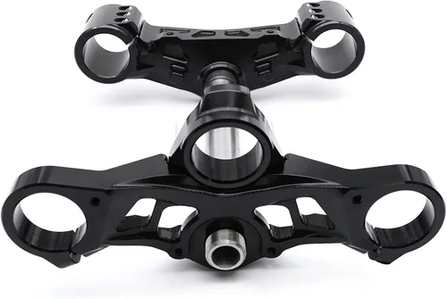 Vista 3 de PROCNC - Abrazadera de horquilla delantera para motocicleta Kawasaki Ninja 400 2018 2019 2020 2021 2022 (negro)
