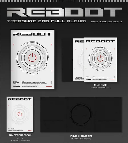 Vista 3 de LIBRO DE FOTOS Ver. TREASURE REBOOT 2º Álbum Completo Ver.2 K-POP SEALED