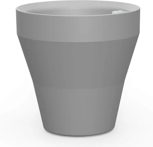 Vista 10 de Crescent Garden Rim TruDrop - Maceta de riego automático, 18 pulgadas (blanco alpino)