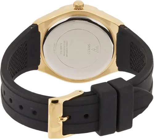 Vista 2 de Guess Reloj acentuado de cristal de 1417in plateado