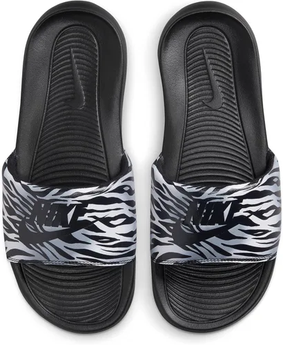 Vista 5 de Nike Victori One Slide Print para mujer, negronegro-plateado metálico (CN9676 011)