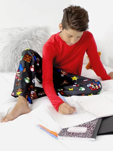 Vista 4 de Nintendo Super Mario - Pantalones de pijama para niños