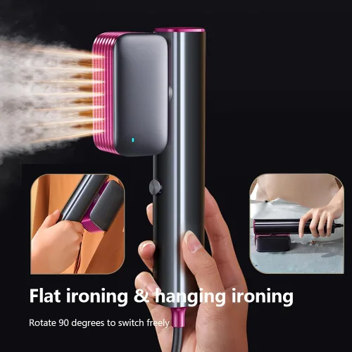 Vista 4 de Nesugar Vaporizador para ropa, vaporizador portátil de moda para ropa, 0.8 libras ligeramente, calentamiento rápido de 15 segundos, 10 minutos