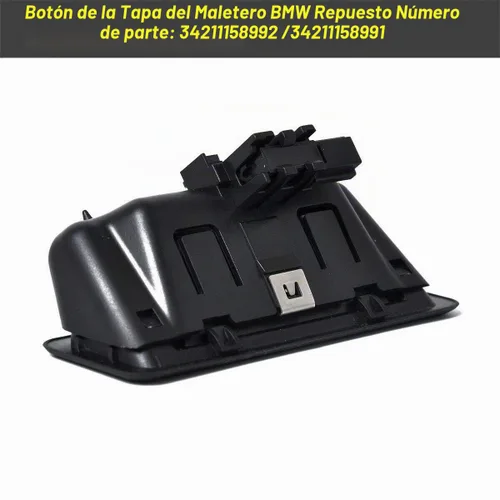 Vista 3 de MOCW Interruptor de liberación del mango del maletero de maletero para BMW 1 3 5 Series X6 X5 X1 E60 E90 E91 E92 E93 E70 E71 Reemplazar 51247118158