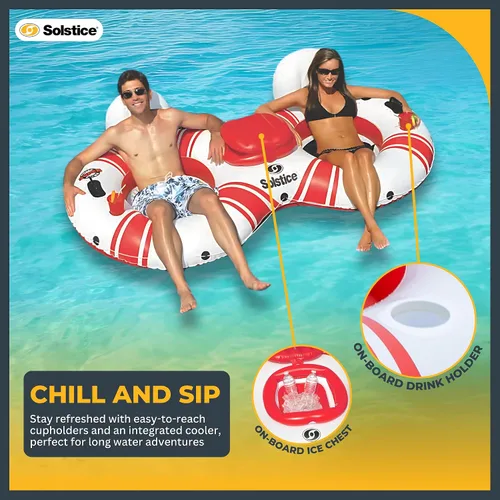 Vista 4 de Solstice Inflatable Tube Float