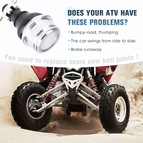 Vista 6 de Youxmoto Rótulas superiores inferiores para Honda Fourtrax 300/Foreman 400 1988-2003/Kodiak Grizzly, para Yamaha RHINO 700 450 660; para Arctic Cat