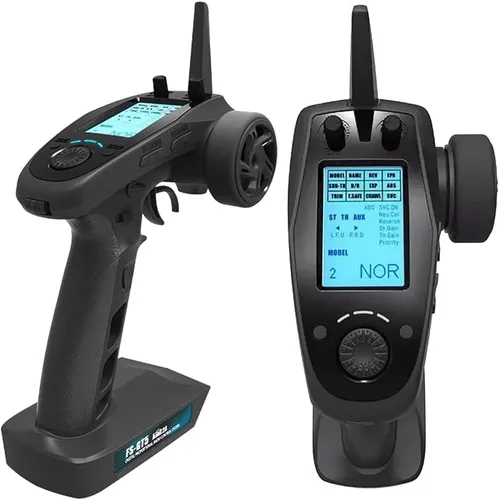 Vista 3 de Flysky FS-GT5 2.4G 6CH Transmisor Control remoto con receptor FS-BS6 para RC Car Crawler Boat