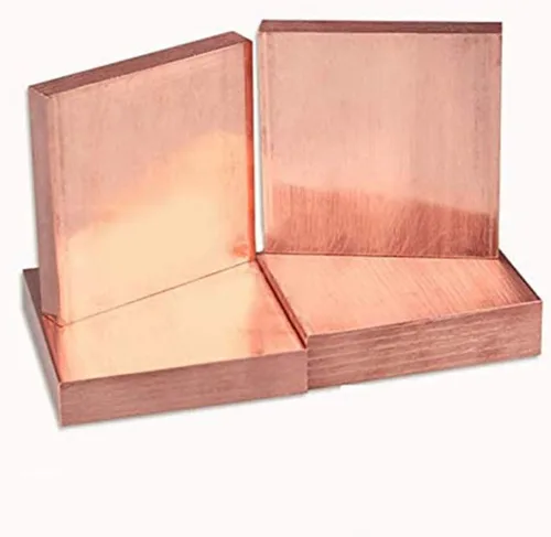 Vista 4 de Pure Copper Metal Sheet 99.9% Pure Copper Block T2 Copper Flat Bar Width 20mm/0.8inch Thickness 20mm Length,20mm
